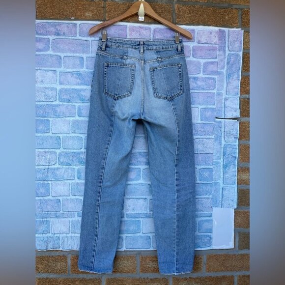 SANDRO MIREN STEPPED HEM STRAIGHT JEANS EU36/27 - Picture 14 of 15